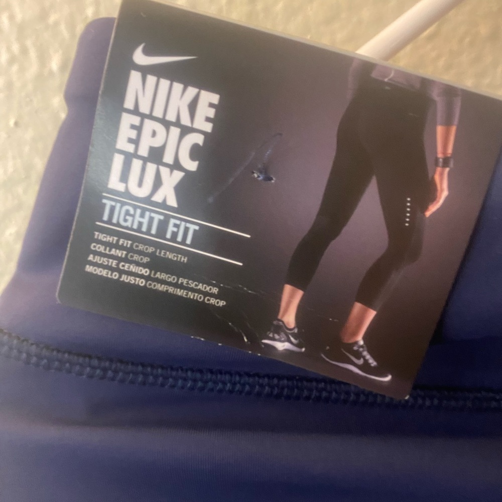 Navy blue Nike running running leggings